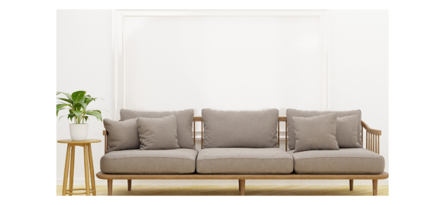 Natuzzi Sofas in a living room