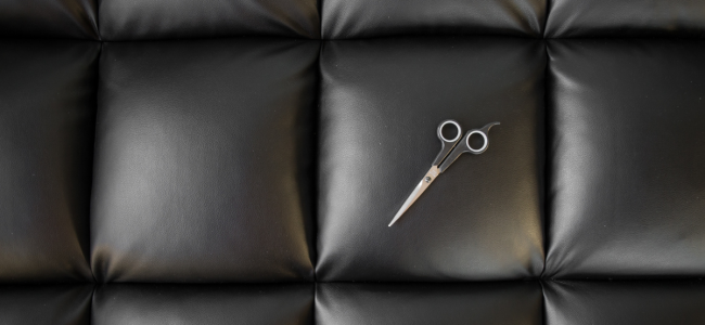 Sharp object that can cause tears in leather sofa